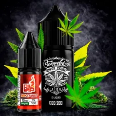 Pack Aroma Longfill CNJ CBD Super Skunk 200 mg con 10 ml de aroma y 10 ml de VG para dispositivos tipo Pod.