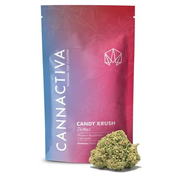 Candy Krush Zkittlez CBD Cannactiva embalaje producto