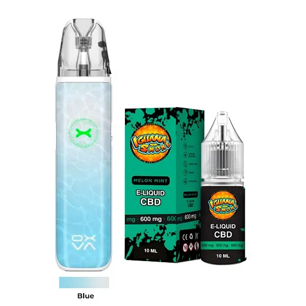 Pack Vaper Oxva + Líquido CBD Isolate 600 MG Blue