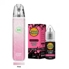 Pack Vaper Oxva + Líquido CBD Isolate 600 MG Pink