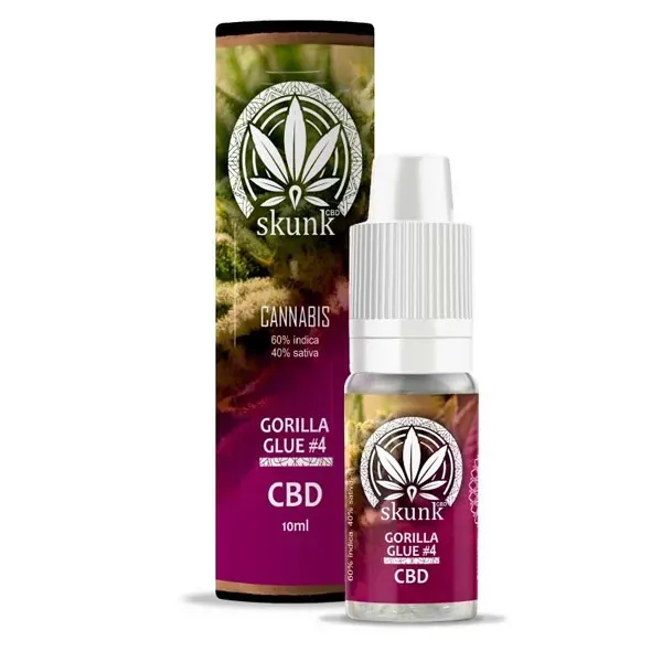 Líquido vapeo CBD Gorilla Glue de 10 ml de Skunk CBD