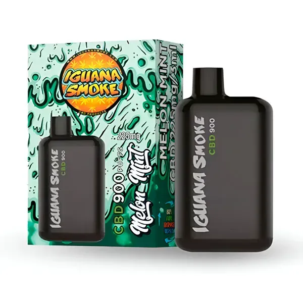 Pod desechable CBD Melon Mint Iguana Smokes