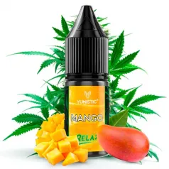 Líquido CBD Mango 500 mg 10 ml Yumistic con sabor a mango dulce y refrescante