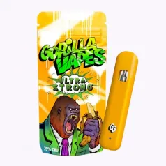 Dispositivo de vaporización Gorilla Grillz variedad Gorilla Glue con 75 % de CBD y resistencia de alto ohmiaje.