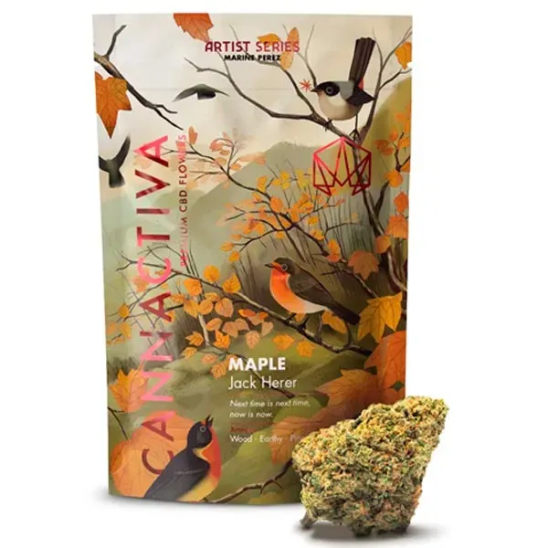 Maple (Jack Herer) CBD Cannactiva packaging
