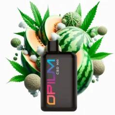 Pod Desechable CBD Super Melon 3 ml Opium con sabor a melón