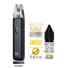 Pack Vaper Oxva Lite + Líquido CBD Isolate 600 MG Caliterpens Dark Blue