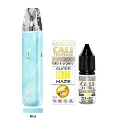 Pack Vaper Oxva Lite + Líquido CBD Isolate 600 MG Caliterpens blue