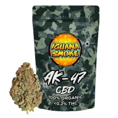 Flor CBD AK-47 Greenhouse Iguana Smoke