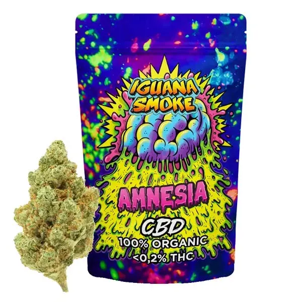 Flor CBD Amnesia Greenhouse Iguana Smoke