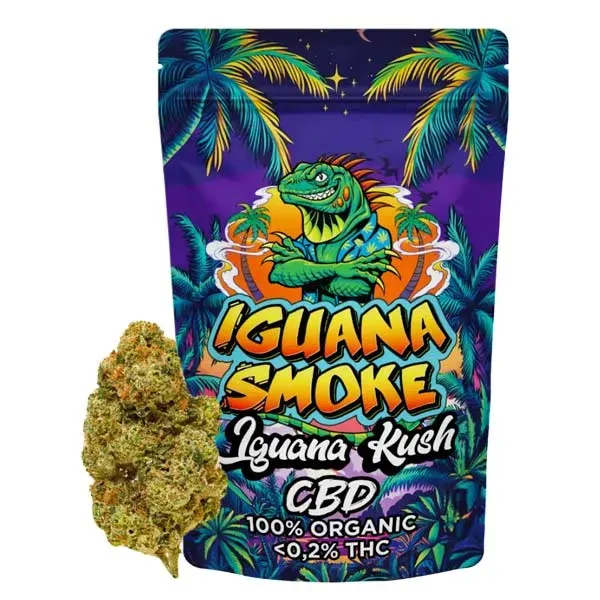 Flor CBD Iguana Kush Greenhouse Iguana Smoke