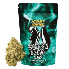 Flor CBD Super Skunk Greenhouse Iguana Smoke