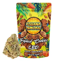 Flor CBD Tropical Cookies Greenhouse Iguana Smoke