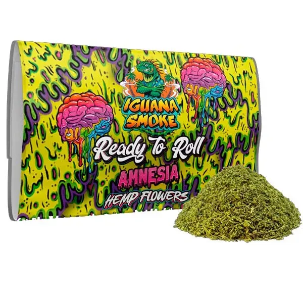 Picadura de flores variedad Amnesia CBD 15 g Iguana Smoke