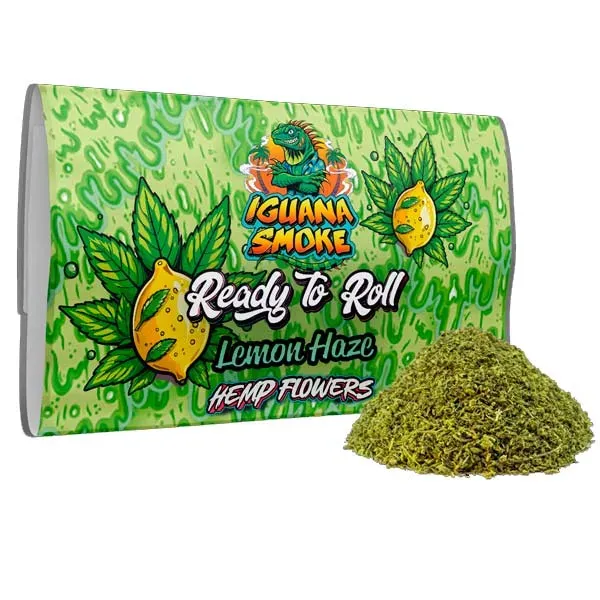 Picadura de flores CBD Lemon Haze 15 g Iguana Smoke