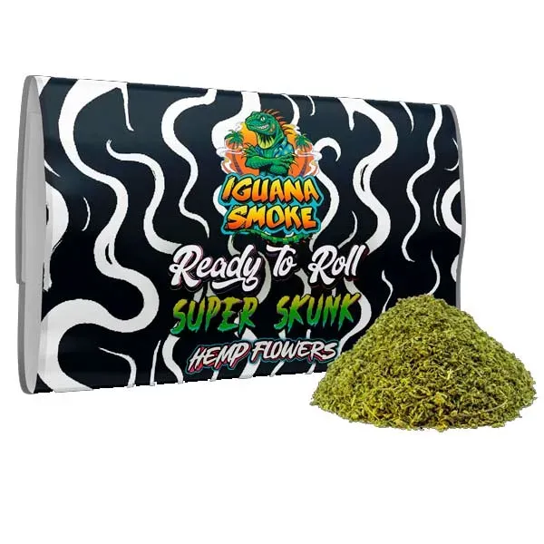 Picadura de flores CBD Super Skunk 15 g Iguana Smoke