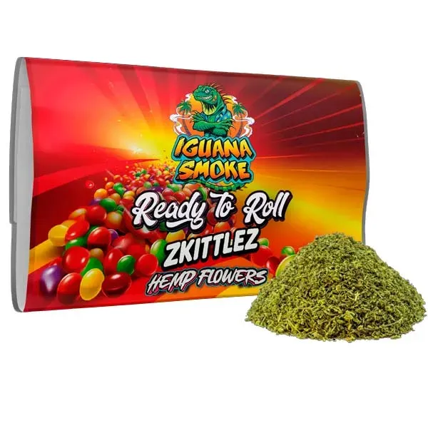 Picadura de flores CBD Zkittlez 15 g Iguana Smoke