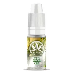 Líquido vapeo CBD White Widow 10 ml de la marca Skunk. Variedad indica y sativa.