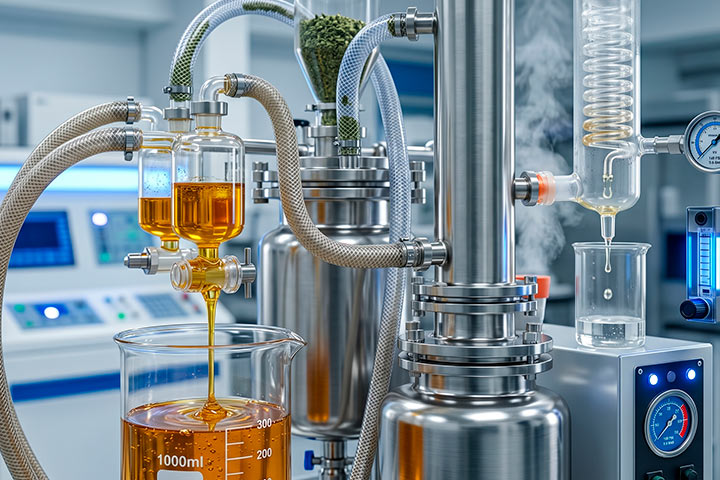 Laboratorio extracción CBD