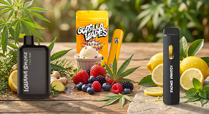 Vaper desechable CBD con sabor: cuáles son los más buscados